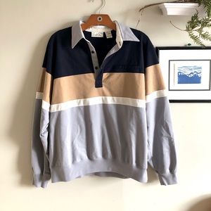 Vintage Colour-Blocked Sweatshirt
